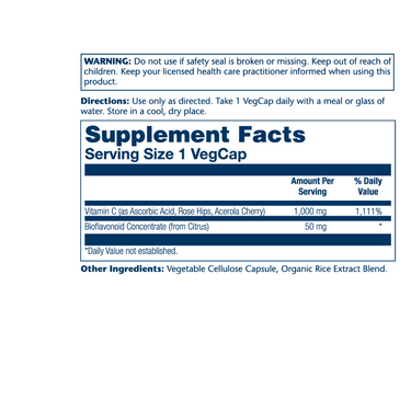 Vitamin C With Rose e Hips & Acerola, Timeed-Release- 1000MG